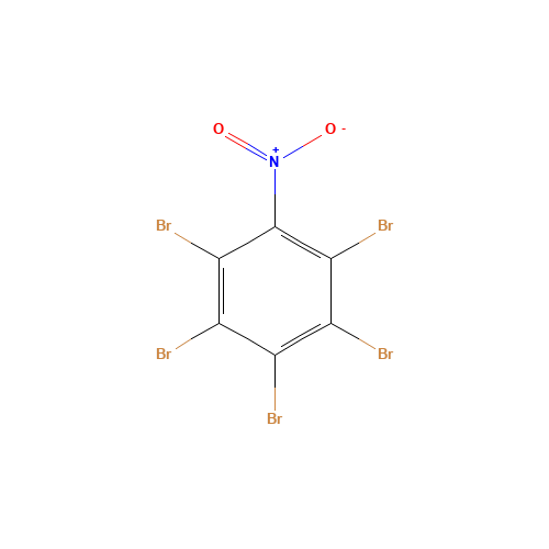 2,3,4,5,6-PENTABROMONITROBENZENE (CAS: 22230-46-2) - Chemical Structure and Molecular Formula 