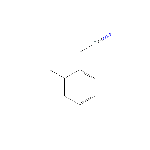 2-Methylbenzyl cyanide (CAS: 22364-68-7) - Chemical Structure and Molecular Formula 