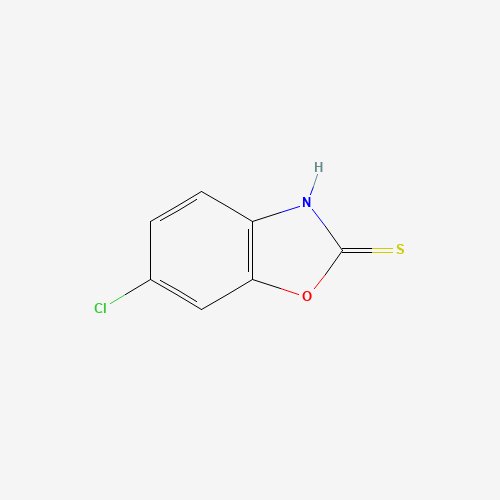 6-Chloro-2-benzoxazolethiol (CAS: 22876-20-6) - Chemical Structure and Molecular Formula 