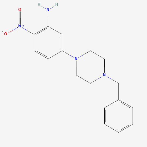 5-(4-BENZYLPIPERAZINO)-2-NITROANILINE (CAS: 23470-43-1) - Related Chemical Product