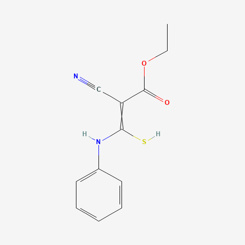 3-ANILINO-2-CYANO-3-MERCAPTOACRYLIC ACID ETHYL ESTER (CAS: 23593-51-3) - Related Chemical Product