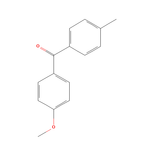 4-METHOXY-4'-METHYLBENZOPHENONE (CAS: 23886-71-7) - Chemical Structure and Molecular Formula 