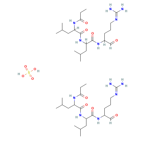 PROPIONYL-LEU-LEU-ARG-AL HEMISULFATE (CAS: 24365-46-6) - Related Chemical Product