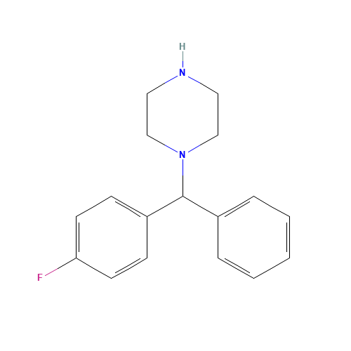 1-(4-FLUORO-ALPHA-PHENYLBENZYL)PIPERAZINE (CAS: 27064-89-7) - Related Chemical Product