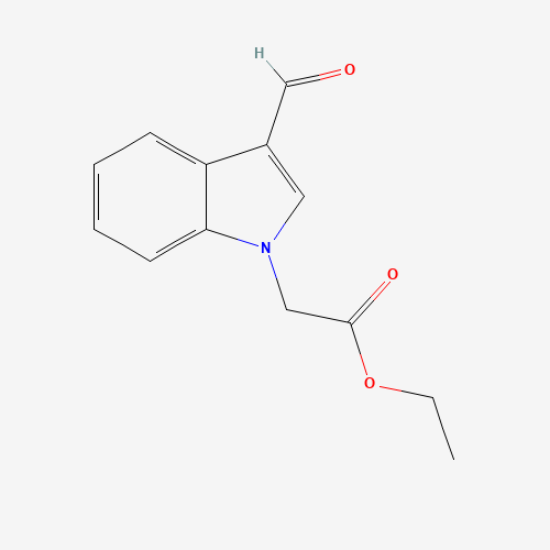 (3-FORMYL-INDOL-1-YL)-ACETIC ACID ETHYL ESTER (CAS: 27065-94-7) - Related Chemical Product
