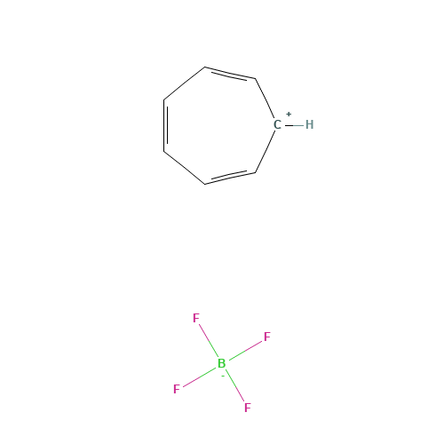 TROPYLIUM TETRAFLUOROBORATE (CAS: 27081-10-3) - Chemical Structure and Molecular Formula 