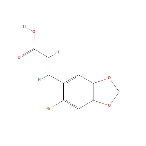 2-BROMO-4,5-METHYLENEDIOXYCINNAMIC ACID (CAS: 27452-00-2) - Related Chemical Product