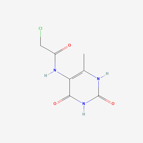 2-CHLORO-N-(6-METHYL-2,4-DIOXO-1,2,3,4-TETRAHYDRO-PYRIMIDIN-5-YL)-ACETAMIDE (CAS: 27870-38-8) - Related Chemical Product