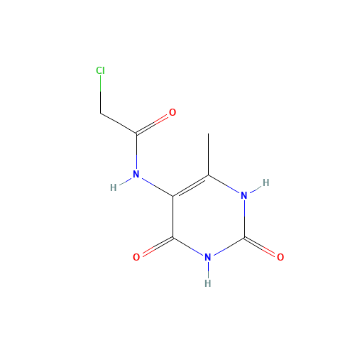 2-CHLORO-N-(6-METHYL-2,4-DIOXO-1,2,3,4-TETRAHYDRO-PYRIMIDIN-5-YL)-ACETAMIDE (CAS: 27870-38-8) - Related Chemical Product