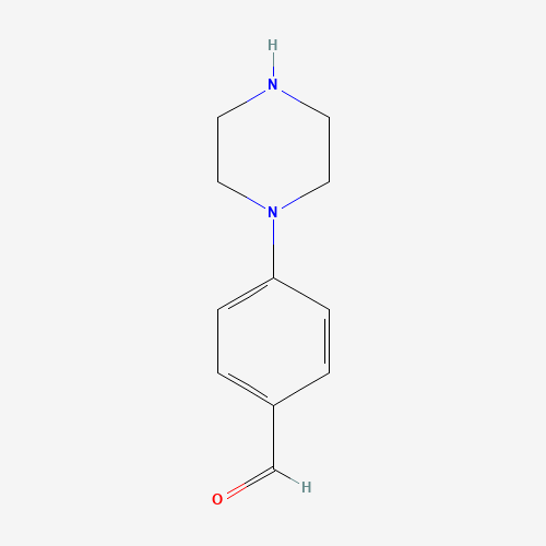 4-PIPERAZIN-1-YL-BENZALDEHYDE (CAS: 27913-98-0) - Chemical Structure and Molecular Formula 
