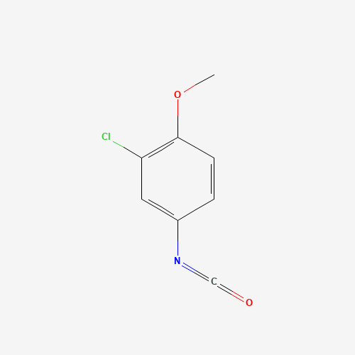 3-CHLORO-4-METHOXYPHENYL ISOCYANATE (CAS: 28395-76-8) - Chemical Structure and Molecular Formula 