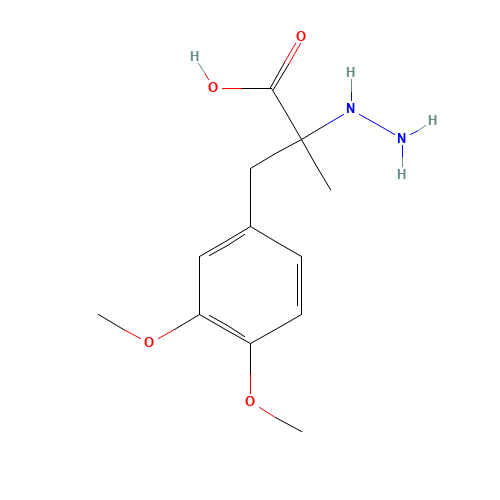 DL-3-(3,4-Dimethoxyphenyl)-2-methyl-2-hydrazine propionic acid (CAS: 28860-96-0) - Related Chemical Product