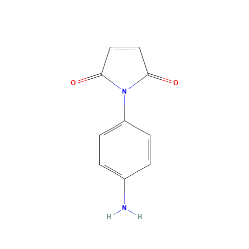 N-(4-AMINOPHENYL)MALEIMIDE (CAS: 29753-26-2) - Chemical Structure and Molecular Formula 