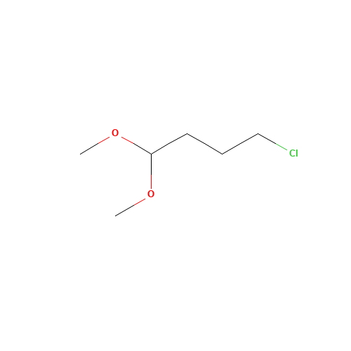 4-Chlorobutanal dimethyl acetal (CAS: 29882-07-3) - Chemical Structure and Molecular Formula 
