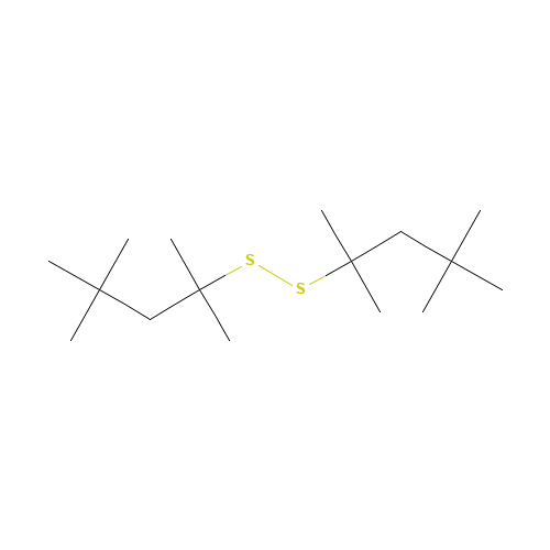 DI-TERT-OCTYL DISULFIDE (CAS: 29956-99-8) - Chemical Structure and Molecular Formula 