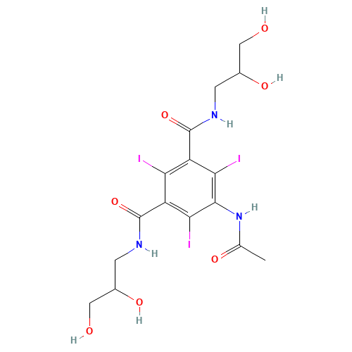 5-(Acetamido)-N,N'-bis(2,3-dihydroxypropyl)-2,4,6-triiodo-1,3-benzenedicarboxamide (CAS: 31127-80-7) - Related Chemical Product