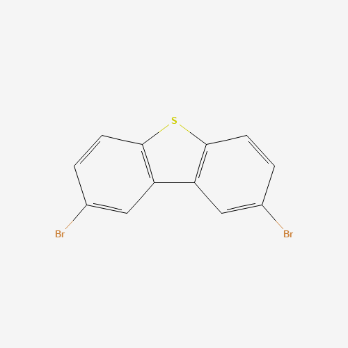2,8-Dibromodibenzothiophene (CAS: 31574-87-5) - Chemical Structure and Molecular Formula 