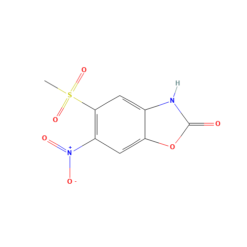 5-METHANESULFONYL-6-NITRO-3H-BENZOOXAZOL-2-ONE (CAS: 31770-95-3) - Related Chemical Product