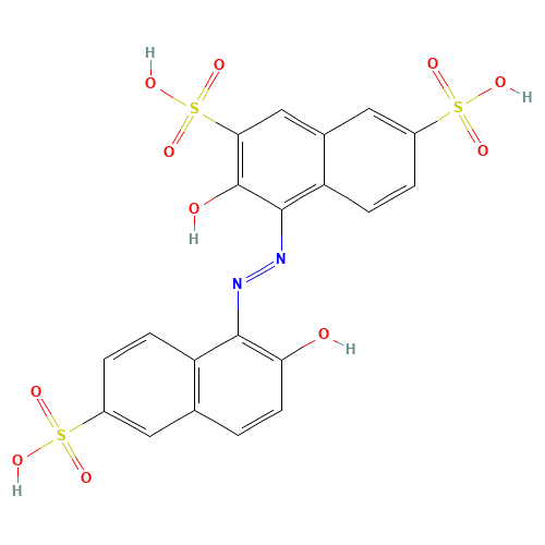 1-(2-HYDROXY-6-SULFO-1-NAPHTHYLAZO)-2-NAPHTHOL-3,6-DISULFONIC ACID (CAS: 32884-46-1) - Related Chemical Product