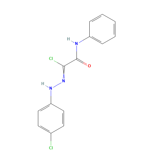 2-CHLORO-2-[2-(4-CHLOROPHENYL)HYDRAZONO]-N-PHENYLACETAMIDE (CAS: 33101-97-2) - Related Chemical Product