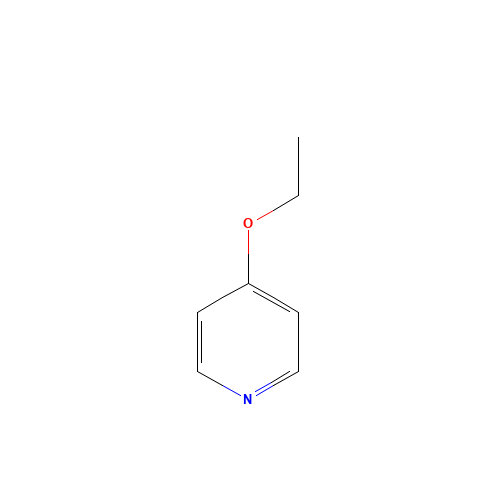 4-ETHOXYPYRIDINE (CAS: 33399-46-1) - Chemical Structure and Molecular Formula 