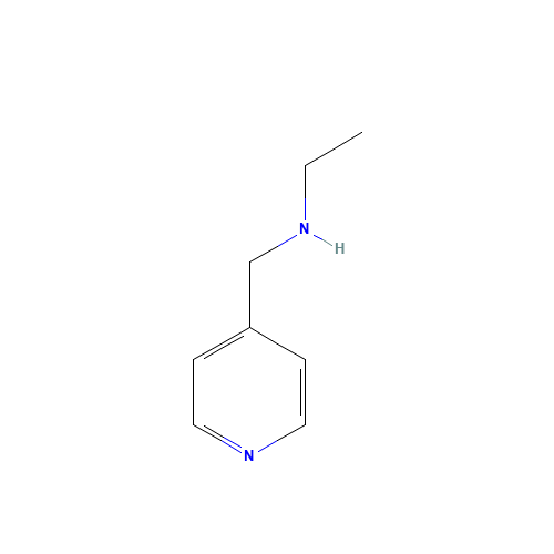 4-(Ethylaminomethyl)pyridine (CAS: 33403-97-3) - Chemical Structure and Molecular Formula 