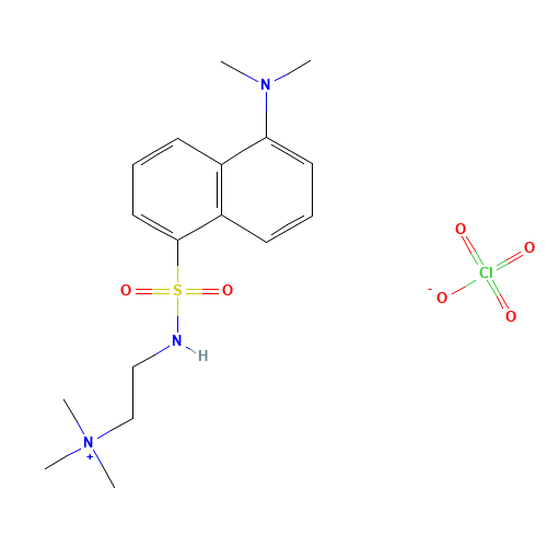 (DANSYLAMINOETHYL)-TRIMETHYLAMMONIUM PERCHLORATE (CAS: 33423-98-2) - Related Chemical Product