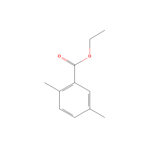 ETHYL 2,5-DIMETHYLBENZOATE (CAS: 33499-43-3) - Chemical Structure and Molecular Formula 