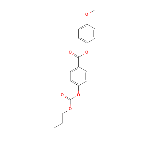 N-BUTYL 4-(4'-METHOXYPHENOXYCARBONYL)PHENYL CARBONATE (CAS: 33926-39-5) - Related Chemical Product