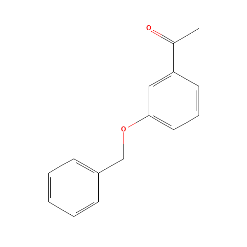3-Benzyloxy acetophenone (CAS: 34068-01-4) - Chemical Structure and Molecular Formula 