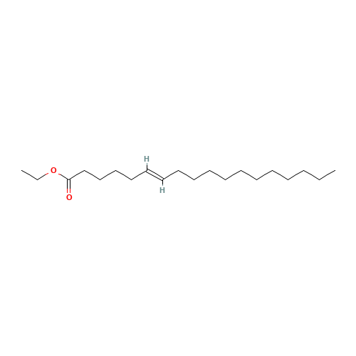 PETROSELAIDIC ACID ETHYL ESTER (CAS: 34302-53-9) - Chemical Structure and Molecular Formula 