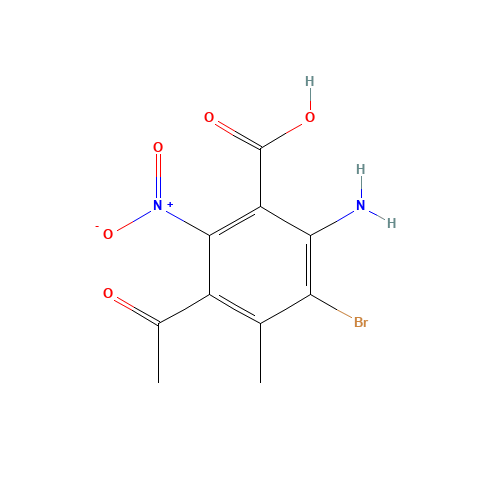 5-BROMO-2-NITRO-3-ACETYL-AMINO-4-METHYLBENZOIC ACID (CAS: 34545-18-1) - Related Chemical Product