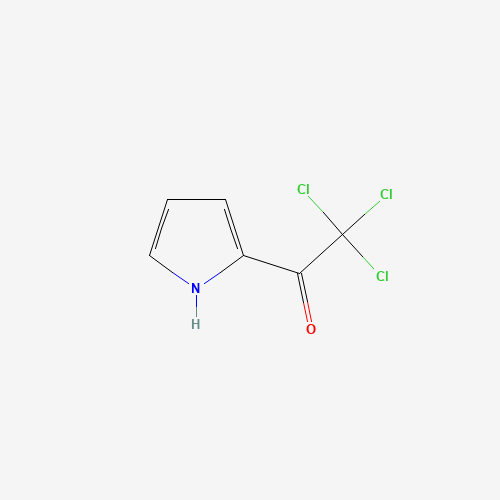 2-(TRICHLOROACETYL)PYRROLE (CAS: 35302-72-8) - Chemical Structure and Molecular Formula 