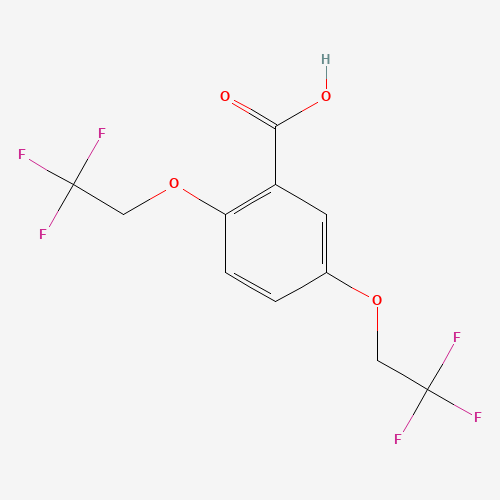2,5-Bis(2,2,2-trifluoroethoxy)benzoic acid (CAS: 35480-52-5) - Related Chemical Product