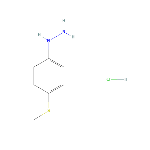 [4-(METHYLTHIO)PHENYL]HYDRAZINE HYDROCHLORIDE (CAS: 35588-53-5) - Related Chemical Product