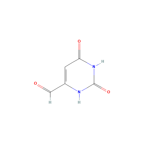 6-FORMYL-URACIL MONOHYDRATE (CAS: 36327-91-0) - Chemical Structure and Molecular Formula 