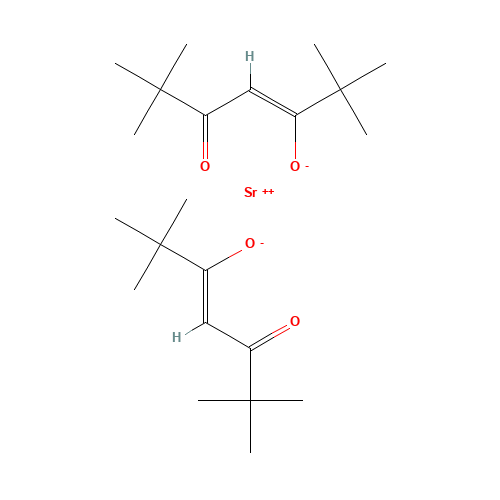 BIS(2,2,6,6-TETRAMETHYL-3,5-HEPTANEDIONATO)STRONTIUM(II) (CAS: 36830-74-7) - Related Chemical Product