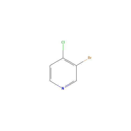 3-Bromo-4-chloropyridine (CAS: 36953-42-1) - Chemical Structure and Molecular Formula 