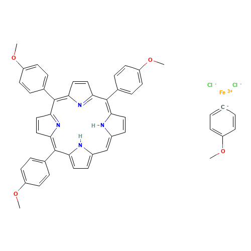 5,10,15,20-TETRAKIS(4-METHOXYPHENYL)-21H,23H-PORPHINE IRON(III) CHLORIDE (CAS: 36995-20-7) - Related Chemical Product