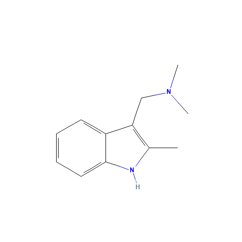 2-METHYL-3-N,N-DIMETHYLAMINOMETHYLINDOLE (CAS: 37125-92-1) - Related Chemical Product