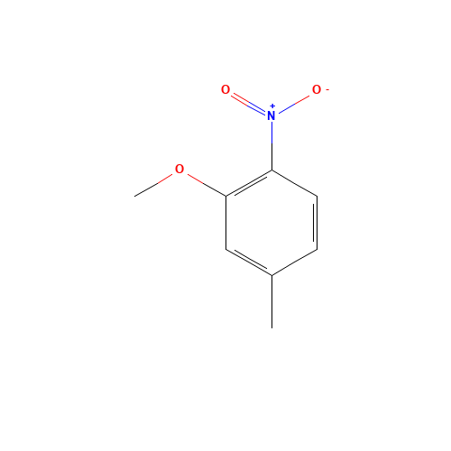 5-METHYL-2-NITROANISOLE (CAS: 38512-82-2) - Chemical Structure and Molecular Formula 