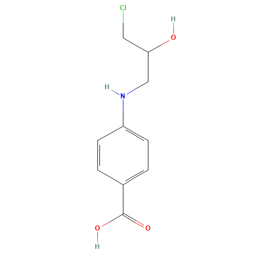 4-(3-CHLORO-2-HYDROXY-PROPYLAMINO)-BENZOIC ACID (CAS: 39083-58-4) - Related Chemical Product