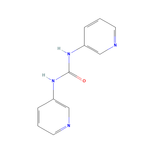 N,N'-DIPYRIDIN-3-YLUREA (CAS: 39642-60-9) - Chemical Structure and Molecular Formula 