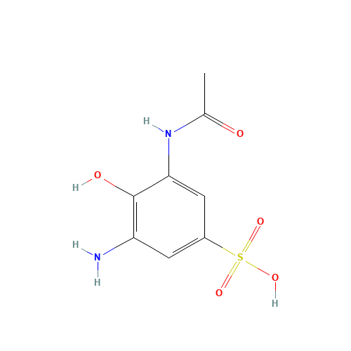 3-(ACETYLAMINO)-5-AMINO-4-HYDROXYBENZENESULFONIC ACID (CAS: 40306-75-0) - Related Chemical Product
