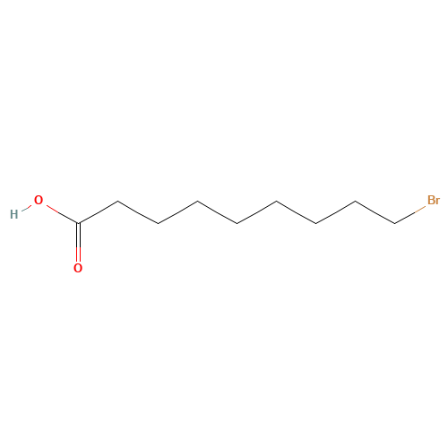 9-Bromononanoic acid (CAS: 41059-02-3) - Chemical Structure and Molecular Formula 