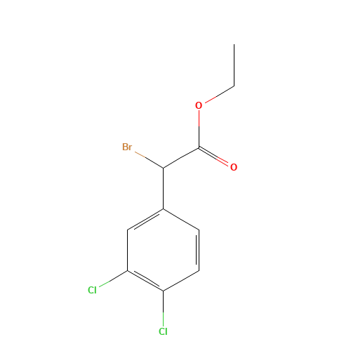 2'-BROMO-3,4-DICHLOROPHENYLACETIC ACID METHYL ESTER (CAS: 41204-08-4) - Chemical Structure and Molecular Formula 