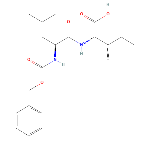 Z-LEU-ILE-OH (CAS: 42537-96-2) - Chemical Structure and Molecular Formula 