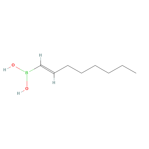 E-1-OCTENYLBORONIC ACID (CAS: 42599-16-6) - Chemical Structure and Molecular Formula 