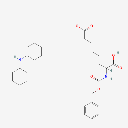 Z-ASU(OTBU)-OH DCHA (CAS: 49645-27-4) - Chemical Structure and Molecular Formula 