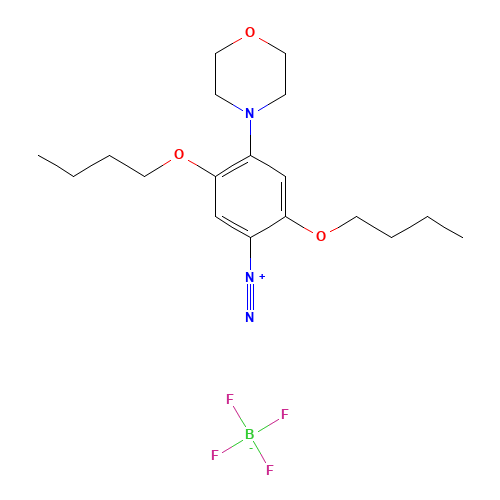 2,5-DIBUTOXY-4-(4-MORPHOLINYL)BENZENEDIAZONIUM TETRAFLUOROBORATE (CAS: 50543-78-7) - Related Chemical Product